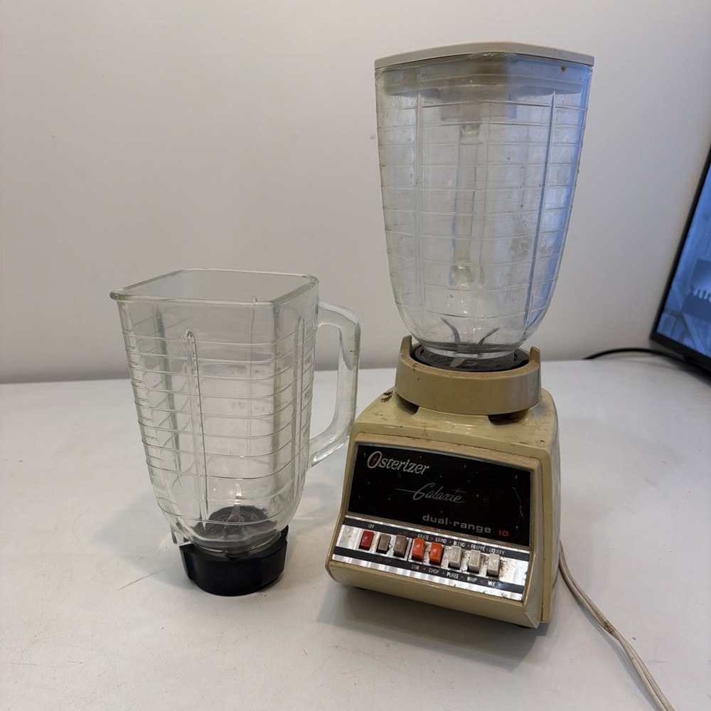 Vintage Osterizer 10 Speed Blender GALAXIE with DUAL RANGE Pulse  Made in USA